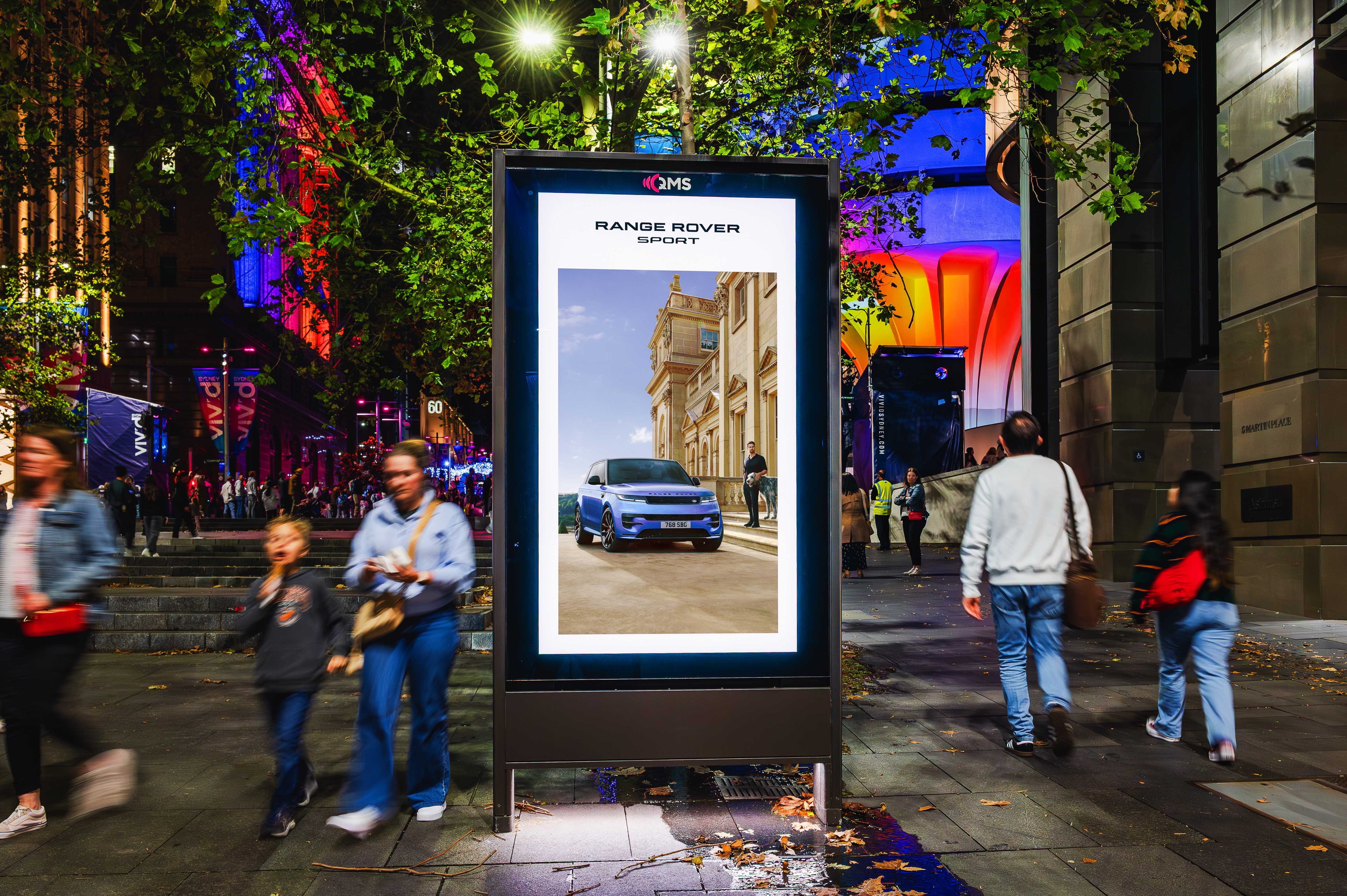 QMS Range Rover Billboard