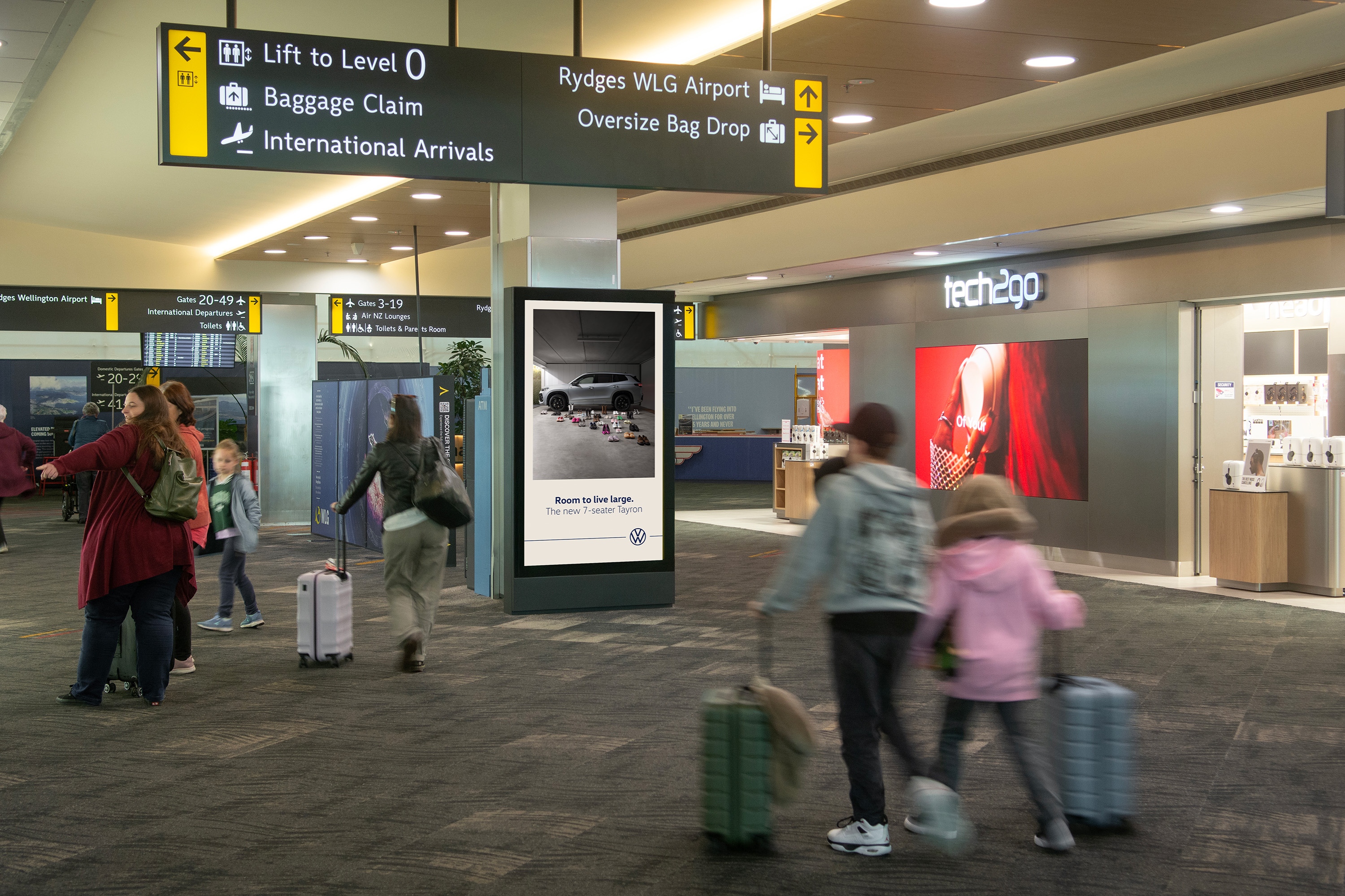 VW Tayron - WLG Airport Skypack 1st Floor Entrance Corridor (2)