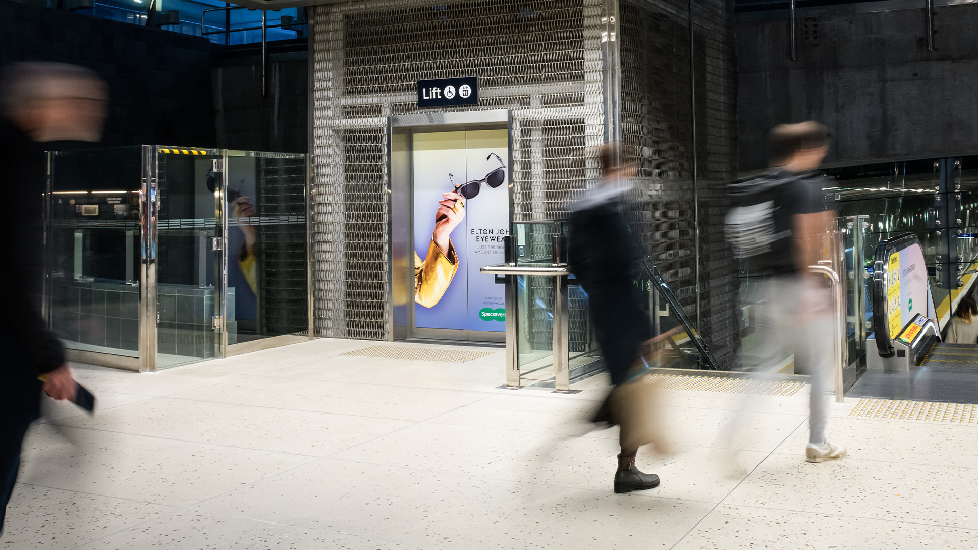 NZ_Transit-Hubs__0004_Specsaver  Britomart Takeover - Lift Doors