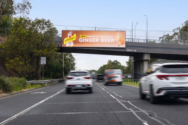 Schweppes Ginger Beer Creative on QMS Asset
