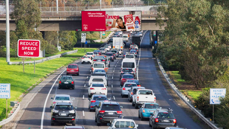Vitasoy QMS AU Digital Large Format - Eastern Fwy - LI