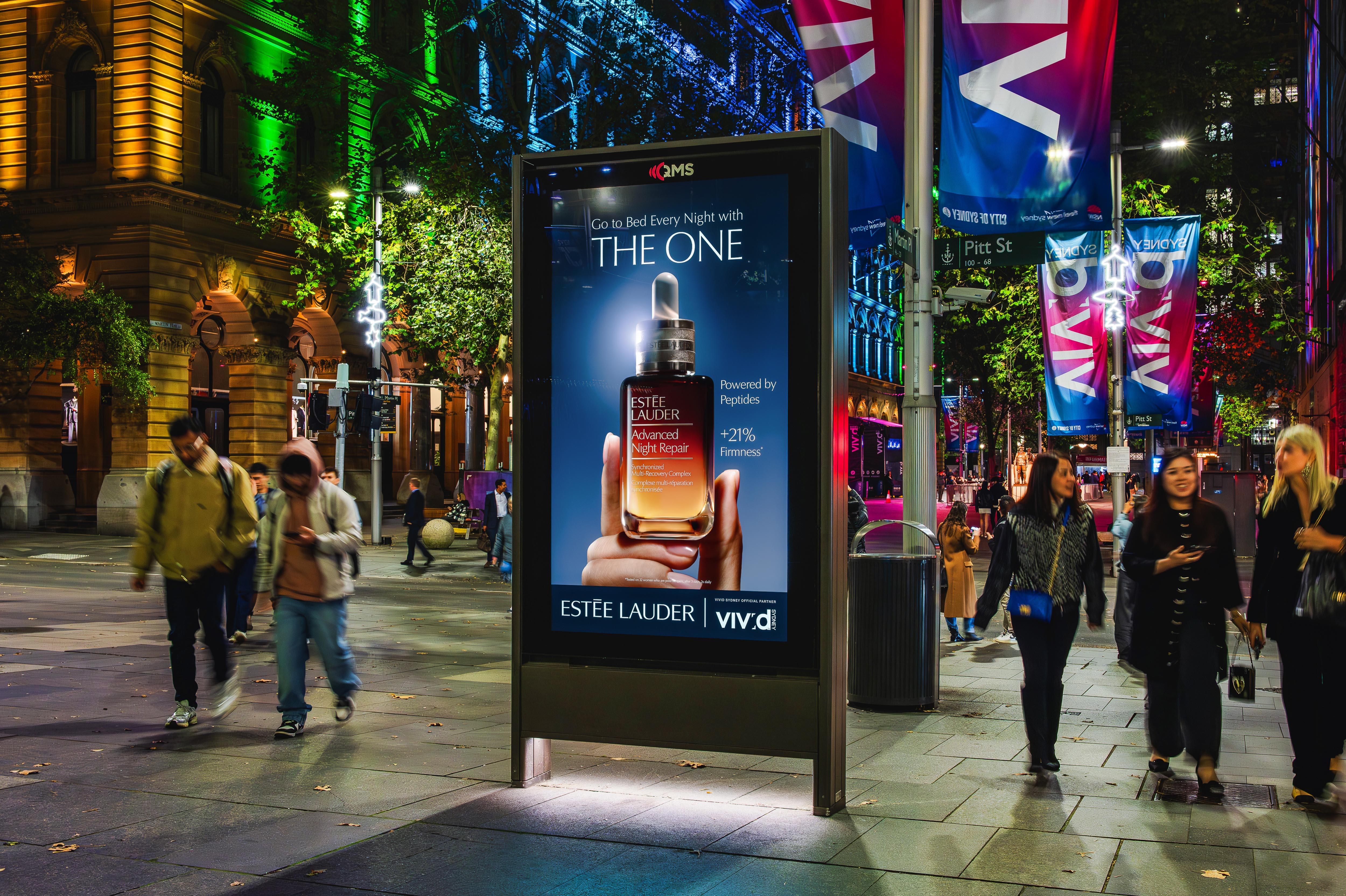 Vivid Draws Big Crowds As QMS' City of Sydney Network Shines For Brands