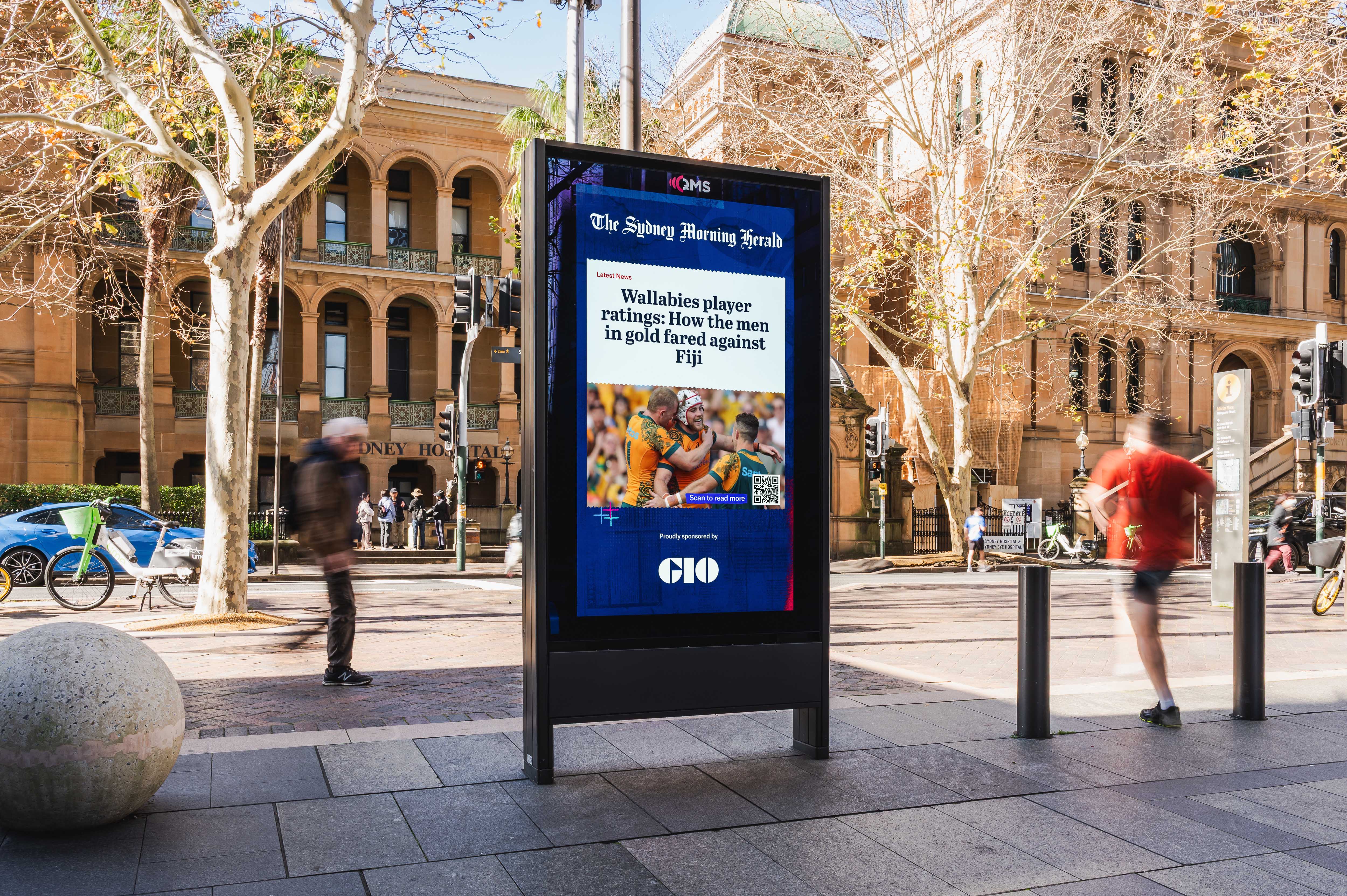 QMS And The SMH Score With GIO For British & Irish Lions Rugby Tour